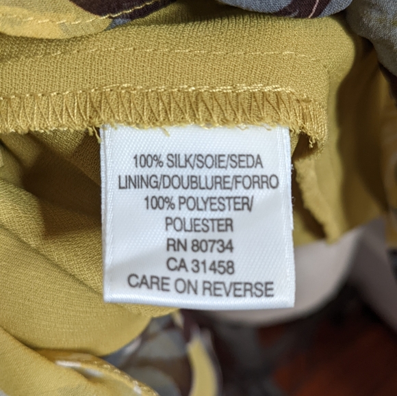 BCBGMaxAzria Silk Drop Waist Handkerchief Hem Dress 0 - Picture 6 of 7